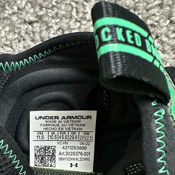 Under Armour UA Spotlight Lux MC LE Slime Green Men\'s Football Cleats Size 11.5 main image 8
